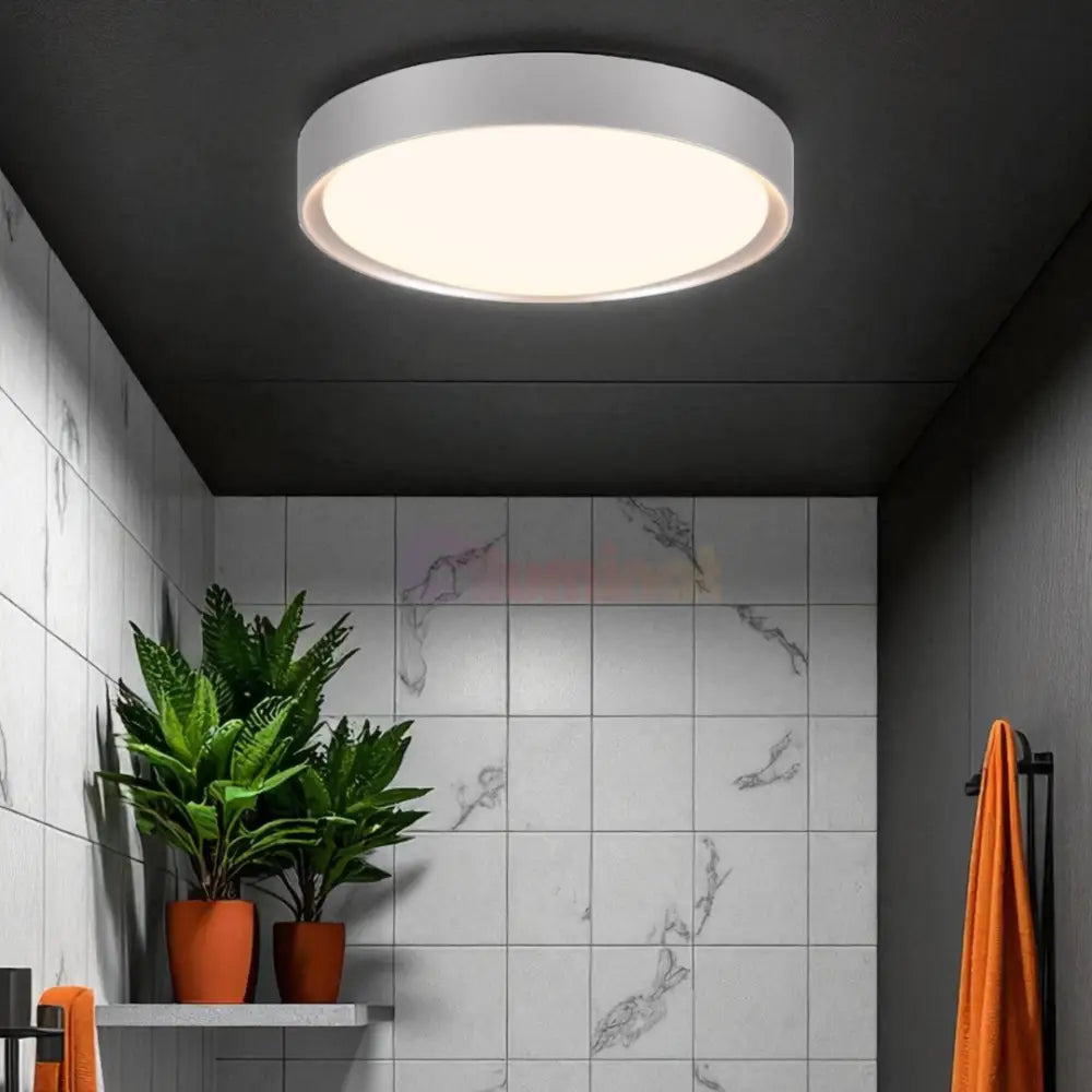 Lustra LED CLARIMO White ALBA / 33CM / MINIMALIST DESIGN Lighting Fixtures