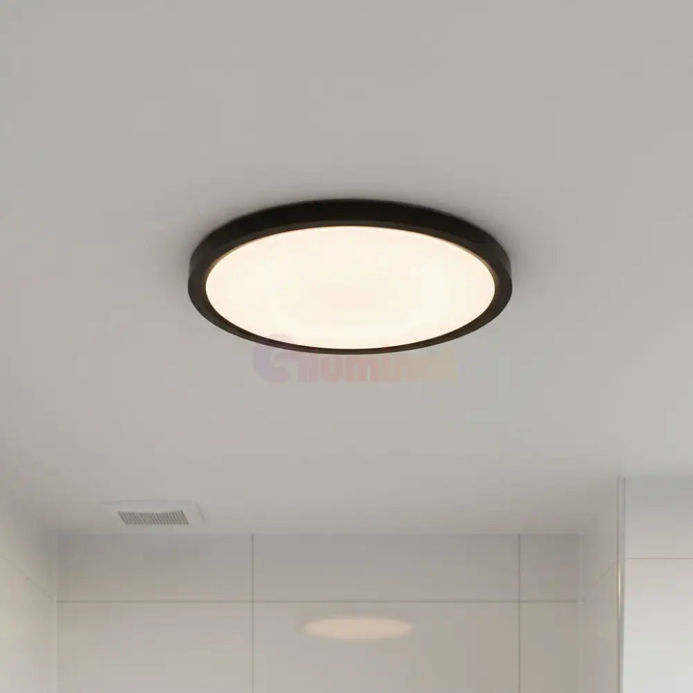 Plafoniera LED Baie Zetta 20W 23cm IP40 3 Lumini Black Echivalent 160W led ceiling light