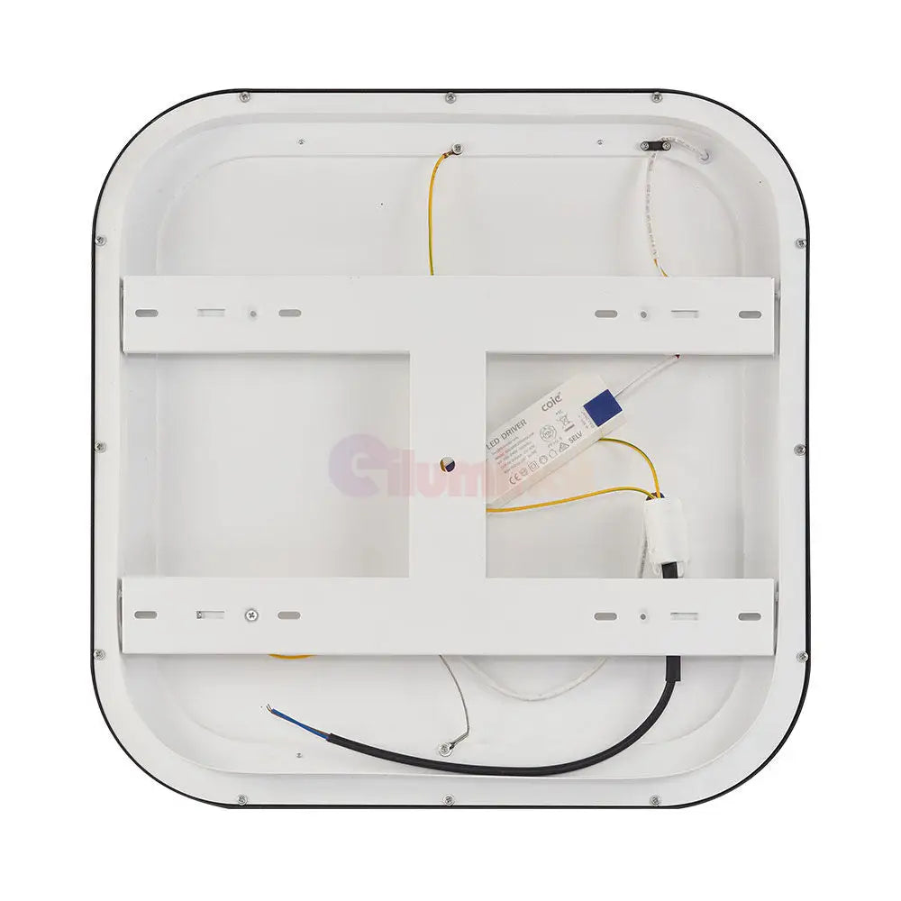 Plafoniera LED 36W 48cm Black Square IP20 3 Lumini BH17-00781 48CM / 36W / 3 FUNCTII led ceiling light