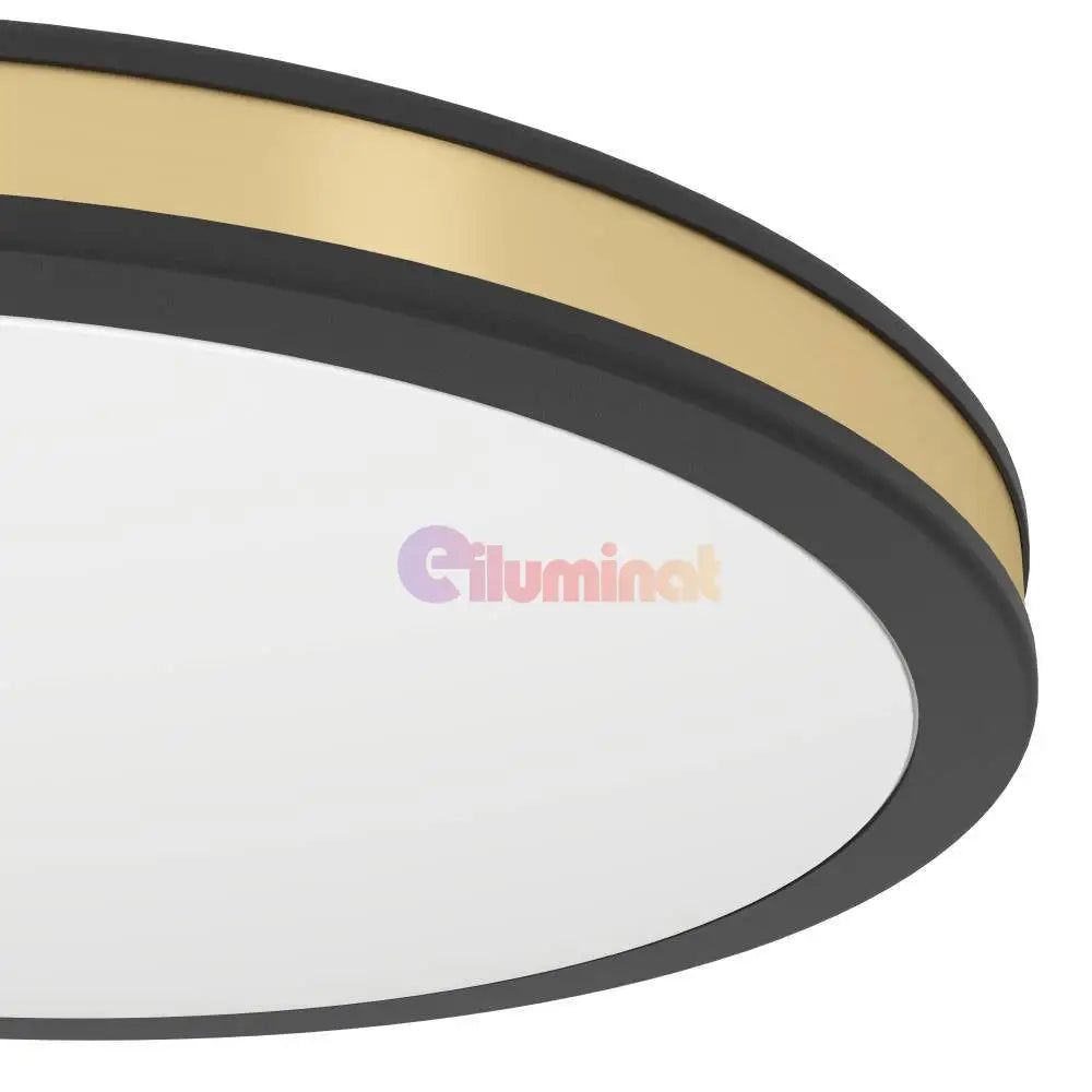 Plafonieră LED Eglo PESCAITO Negru + Auriu Echivalent 100W NEGRU + AURIU / ALB CALD / 10W led ceiling light