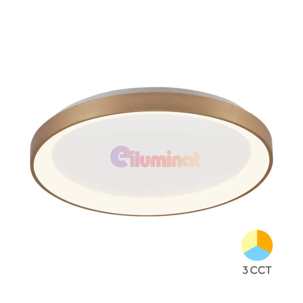 Lustra LED Aplicata GOLD BELLA 36W 3IN1 AURIE / 105CM / MINIMALIST DESIGN Lighting Fixtures
