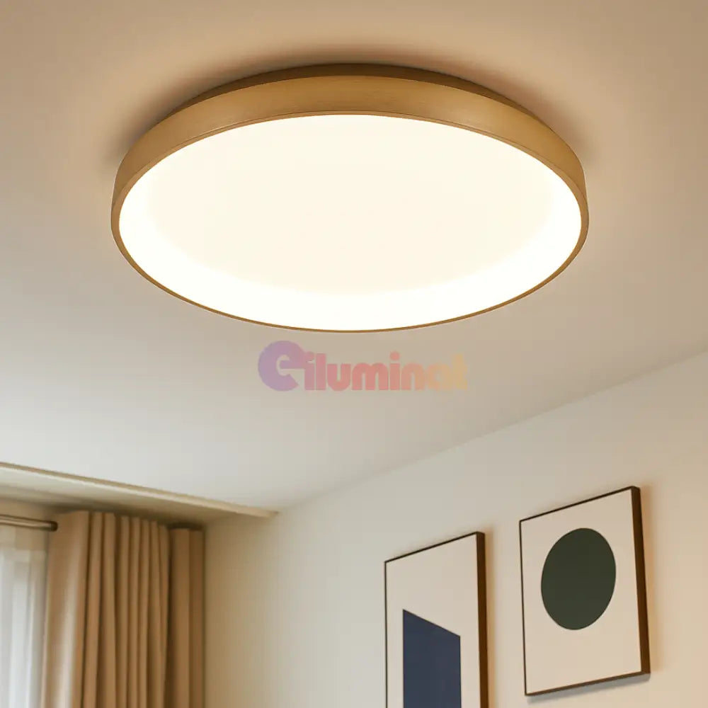 Lustra LED Aplicata GOLD BELLA 36W 3IN1 AURIE / 105CM / MINIMALIST DESIGN Lighting Fixtures