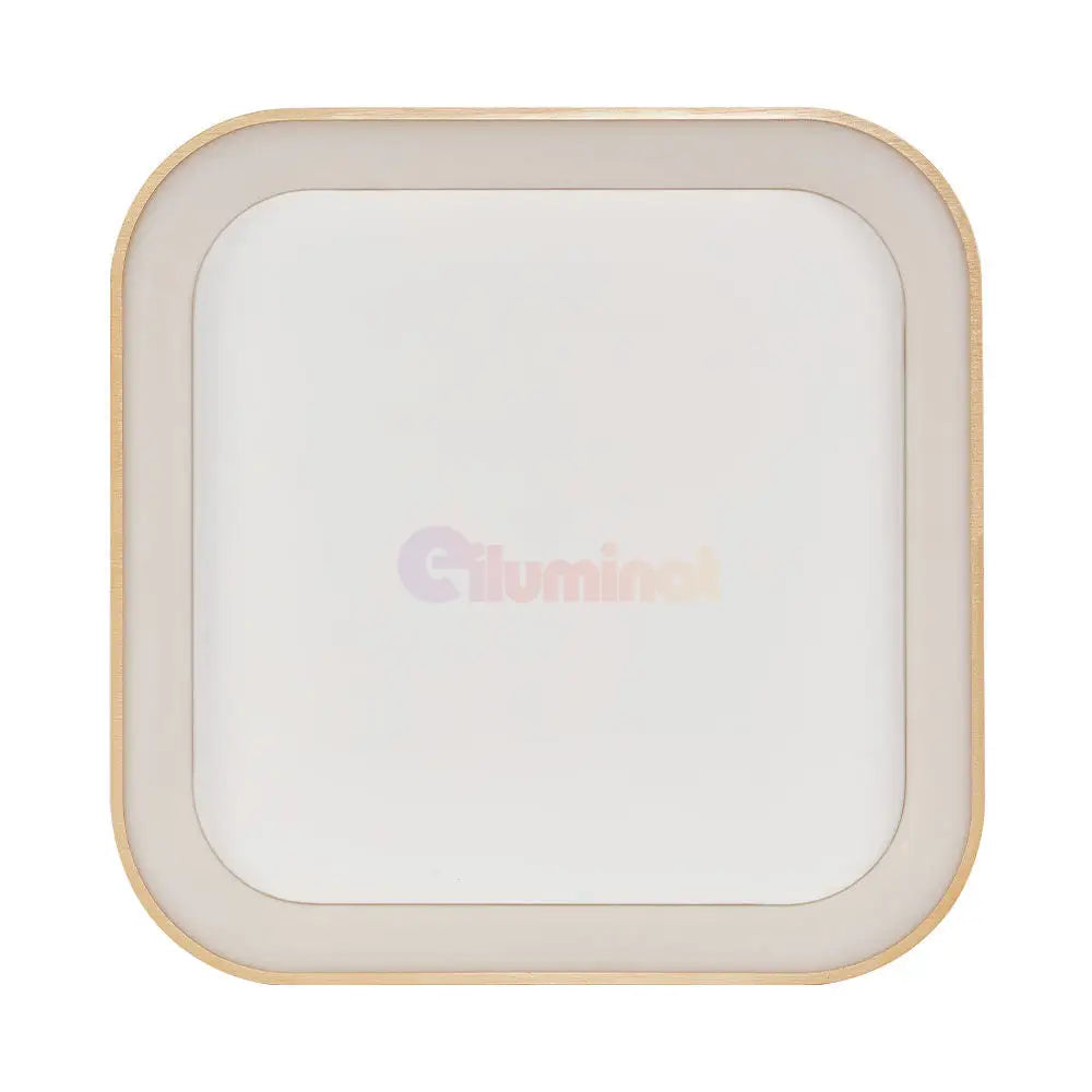 Plafoniera LED 36W 48cm GOLD Square IP20 3 Lumini BH17-00786 48CM / 36W / 3 FUNCTII led ceiling light