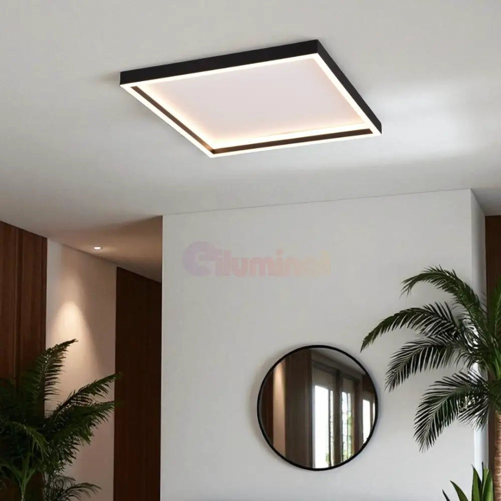 Lustra LED ROTONDA Black NEAGRA / 104CM CEILING LIGHT
