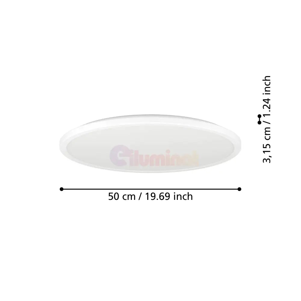 Plafoniera LED RGB + TW ROVITO Z EGLO 17W Echivalent 85W 901473 PLAFONIERA LED / 17W led ceiling light