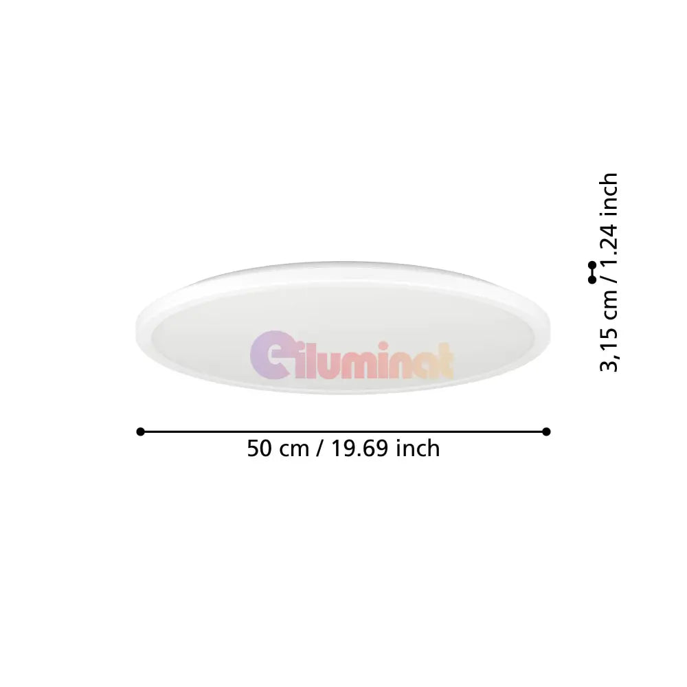 Plafoniera LED RGB + TW ROVITO Z EGLO 17W Echivalent 85W 901473 PLAFONIERA LED / 17W led ceiling light