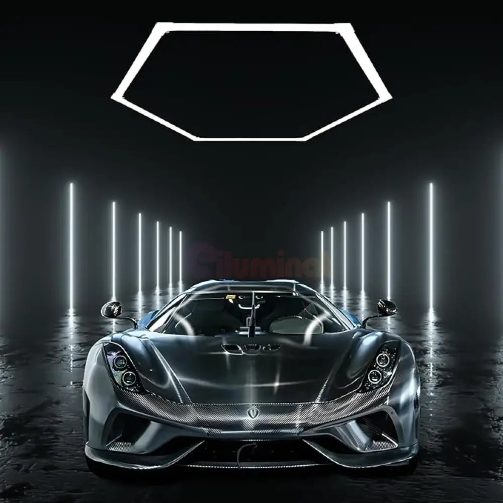 Plafoniera Led Tip Hexagon 83X98Cm 60W Echivalent 500W Honeycomb Lights