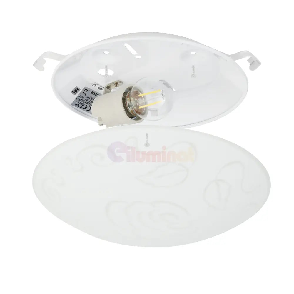 Plafoniera MARS Rose White Rotunda 25CM led ceiling light