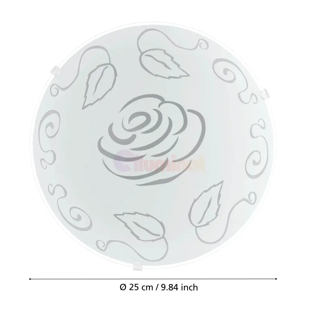 Plafoniera MARS Rose White Rotunda 25CM led ceiling light