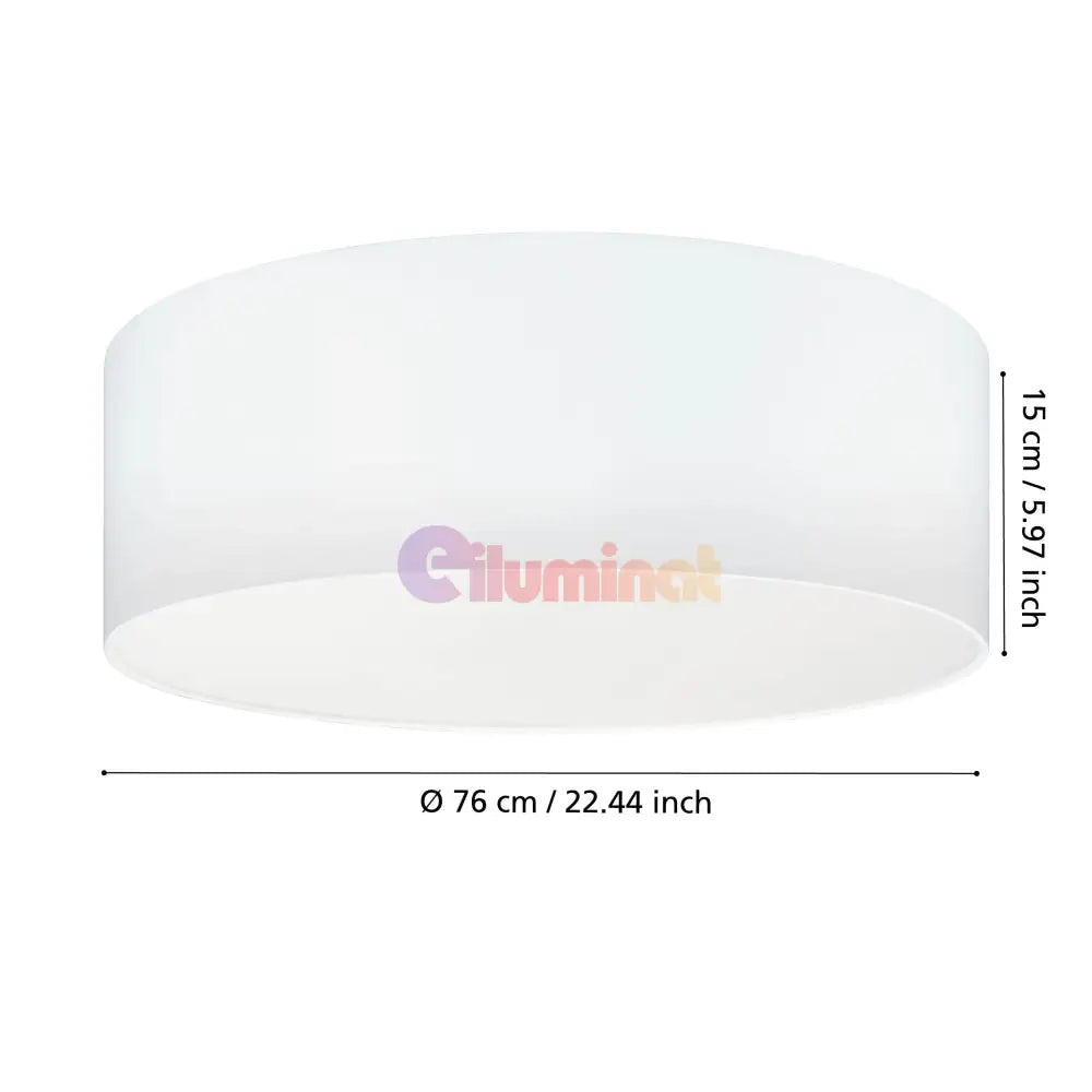 Plafoniera PASTERI White Rotunda 76CM APLICA PERETE / TAVAN / 76CM led ceiling light