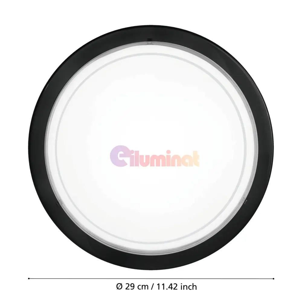 Plafoniera PLANET 1 Black Rotunda 29CM APLICA PERETE / TAVAN / 29CM led ceiling light
