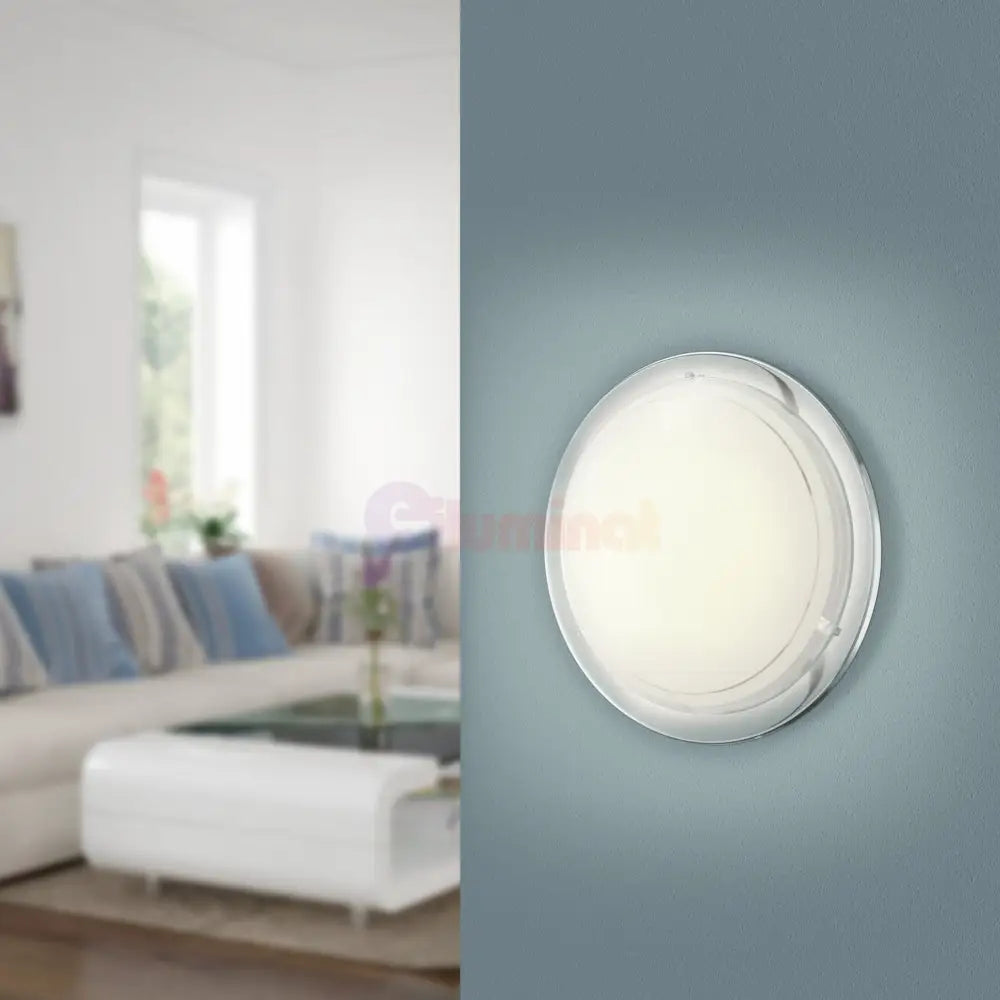 Plafoniera PLANET 1 Silver & White Rotunda 29CM led ceiling light