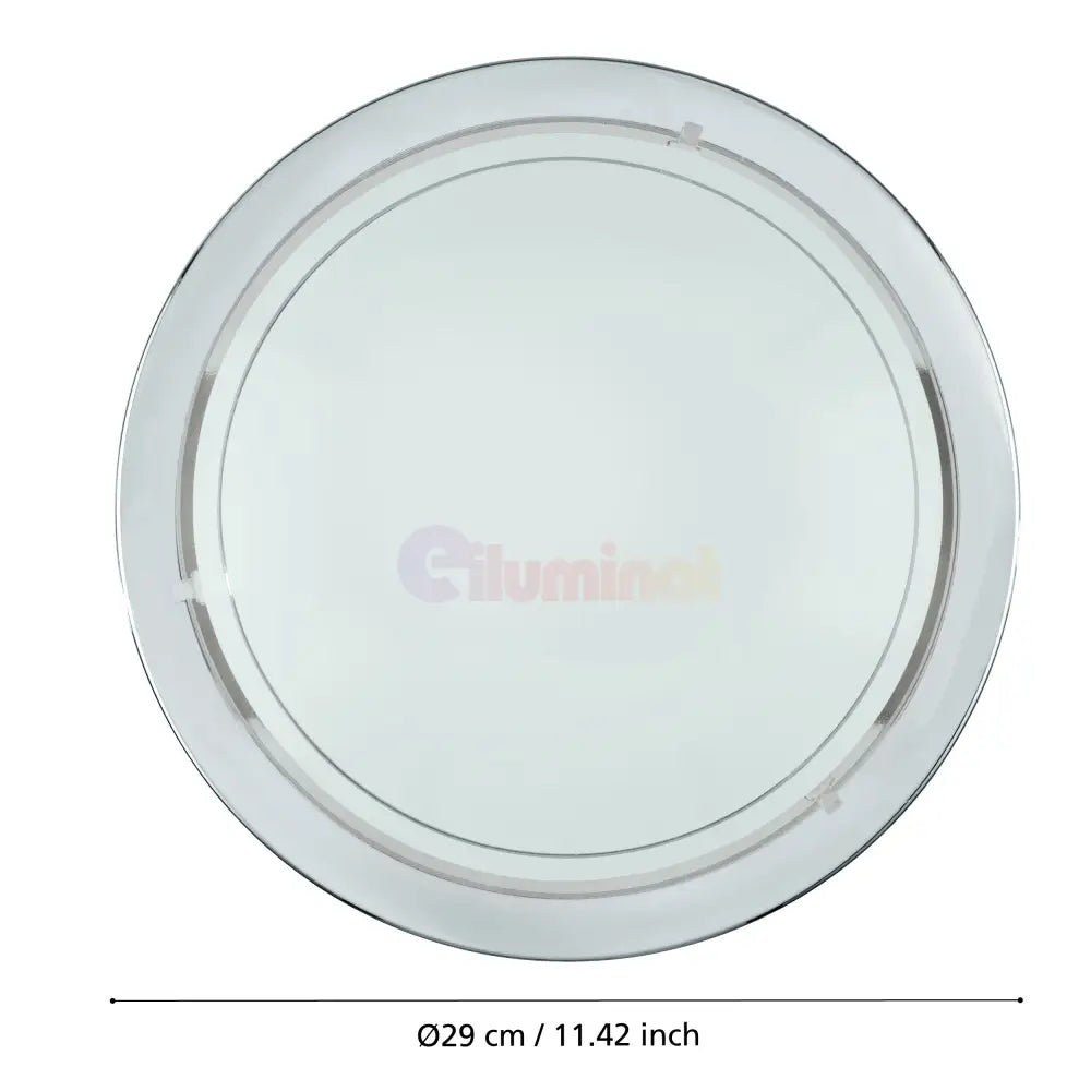 Plafoniera PLANET 1 Silver & White Rotunda 29CM led ceiling light