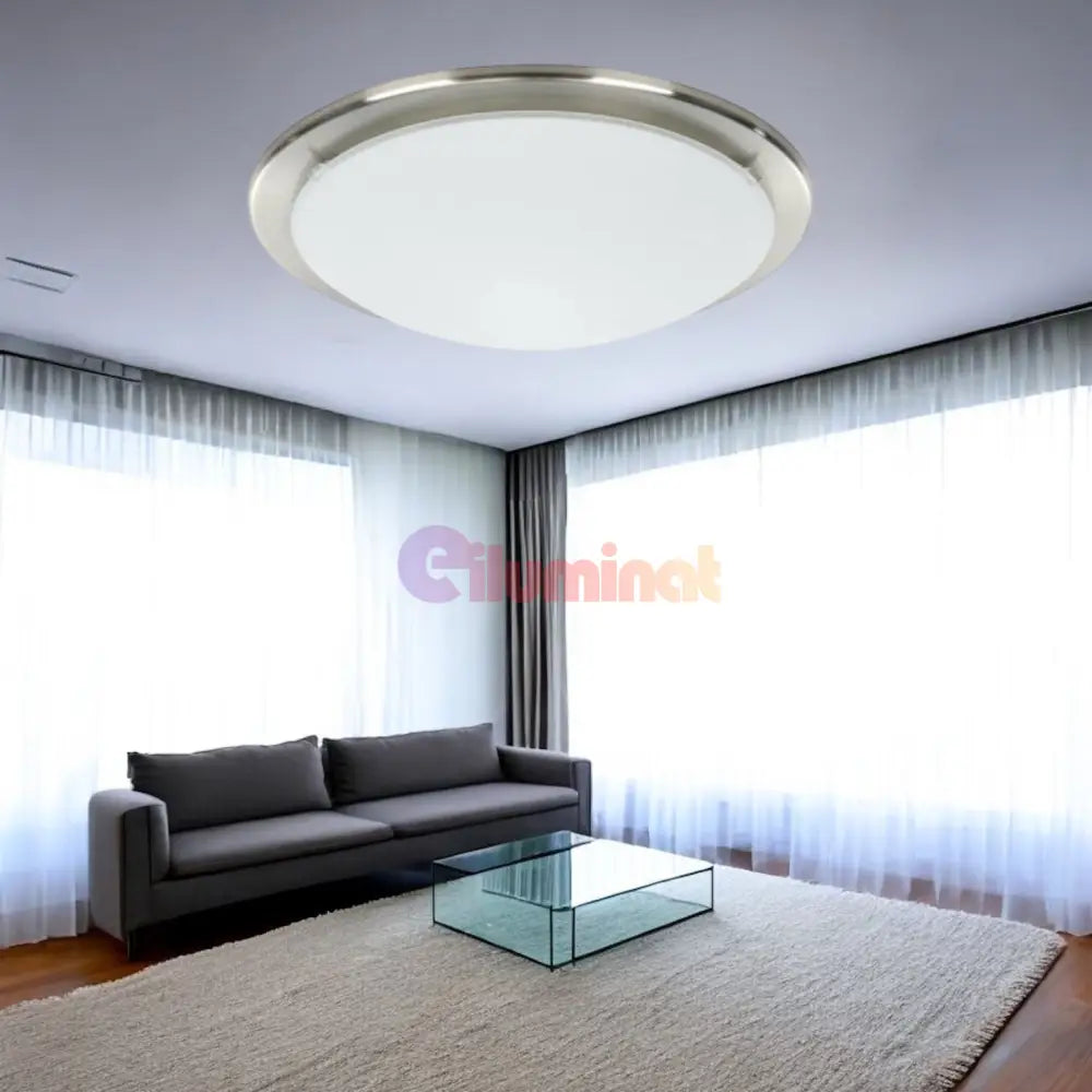 Plafoniera PLANET Silver Rotunda 29CM APLICA PERETE / TAVAN / 25CM led ceiling light