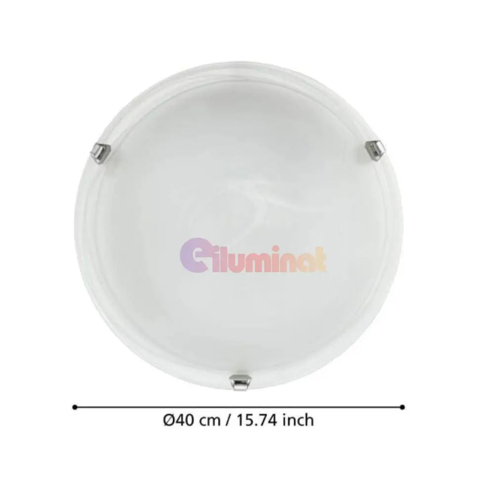 Plafoniera SALOME Silver Rotunda 40CM APLICA PERETE / TAVAN / 40CM led ceiling light
