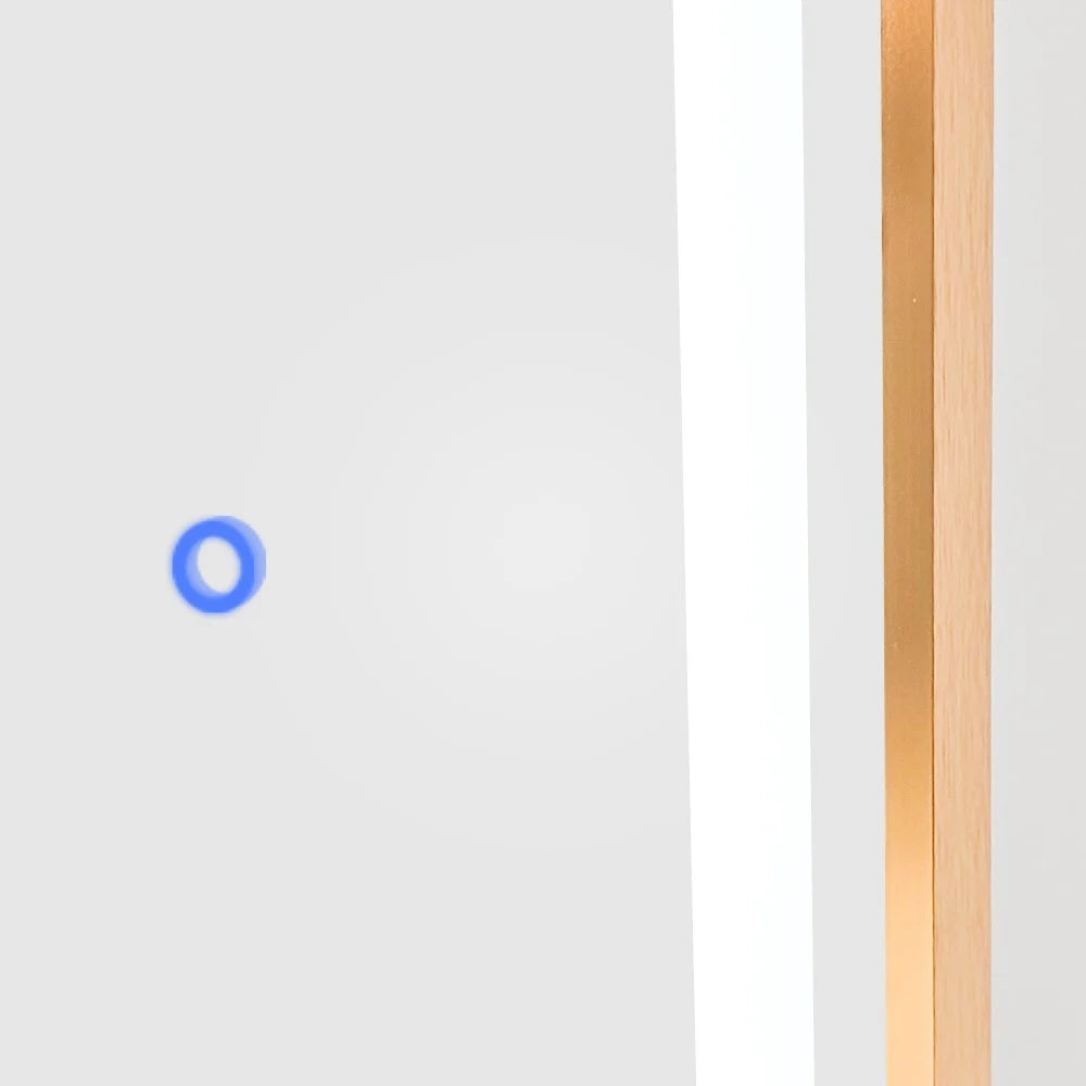 Oglinda LED FELOP Ovala Gold 160x50cm Touch si 3 Lumini