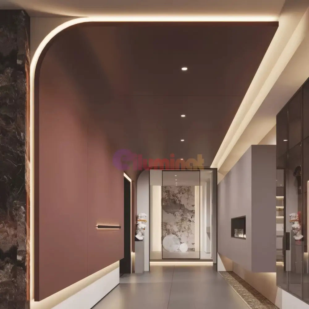 Profil LED Flexibil 2 Metri Incastrat sub Tencuiala LED Strips