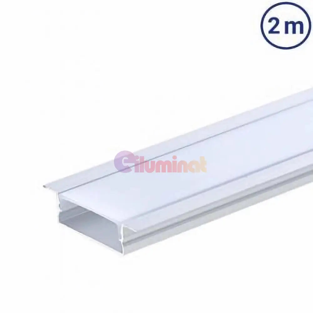 Profil LED Incastrat 2 METRI Plat XL LED Strips