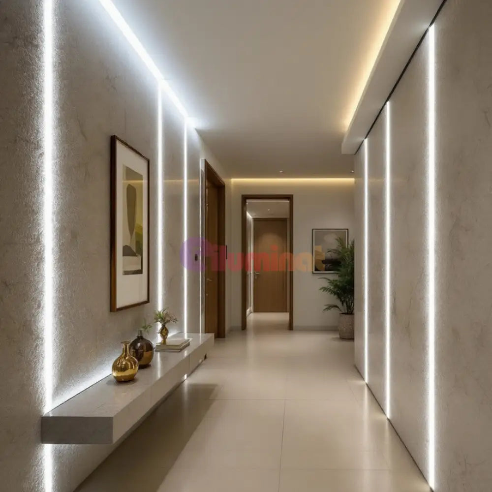 Profil LED Incastrat 2 METRI Plat XL LED Strips
