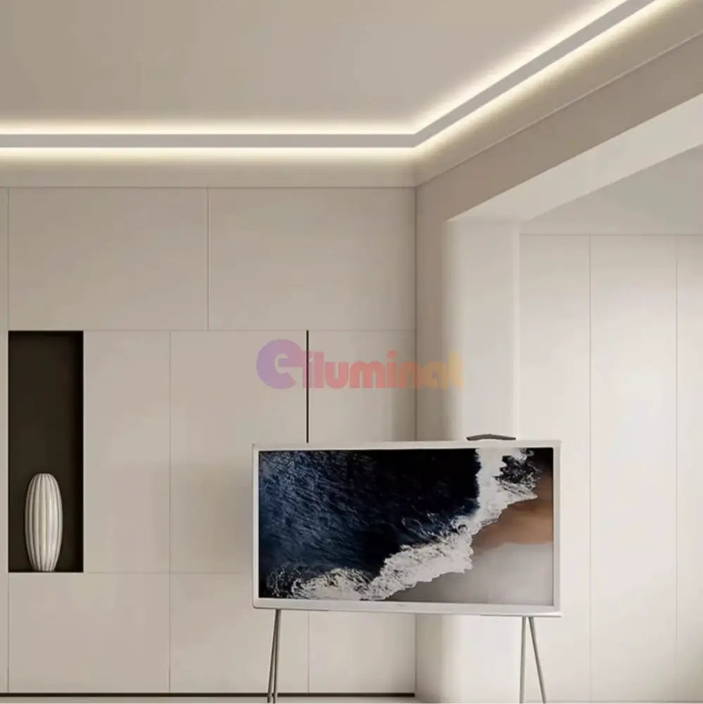 Profil LED Colt Dublu Aluminiu 2 Metri LED Strips