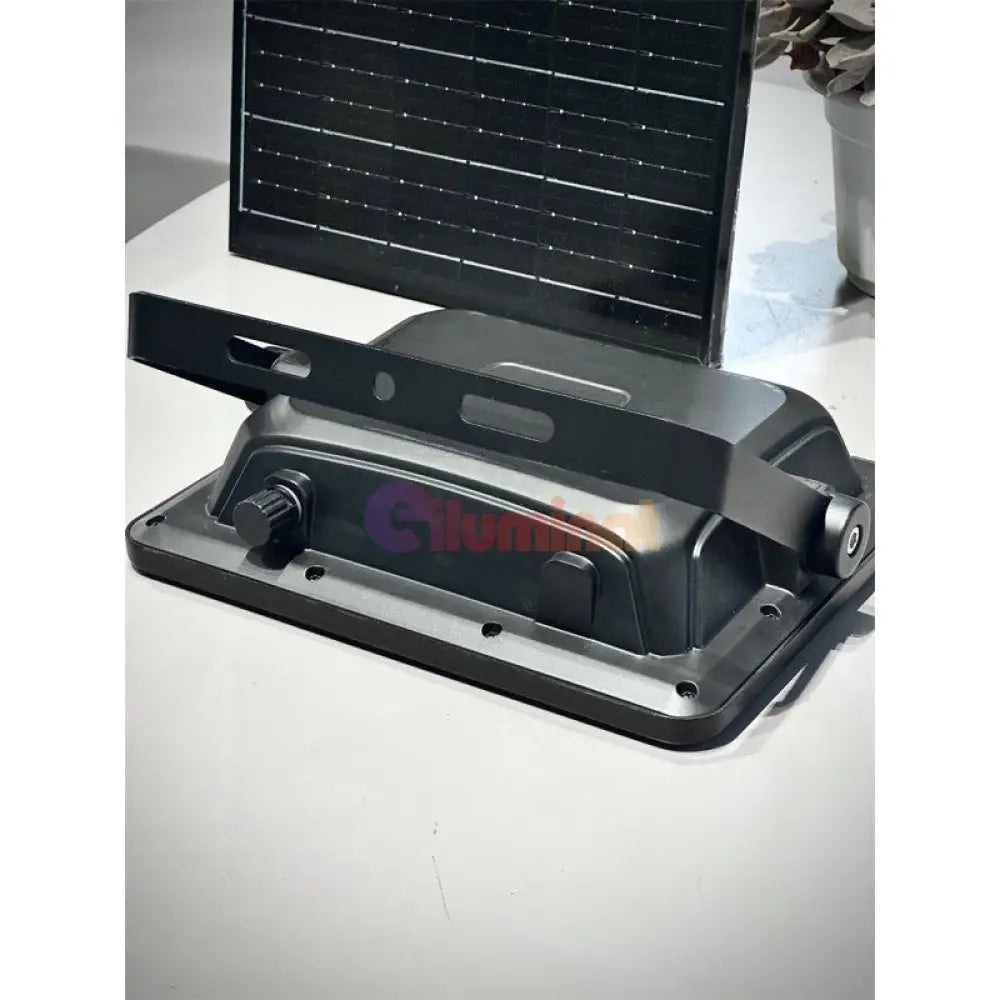 Proiector Led 100W Premium Cu Panou Solar Monocristaline Plus Telecomanda Led Flood Light