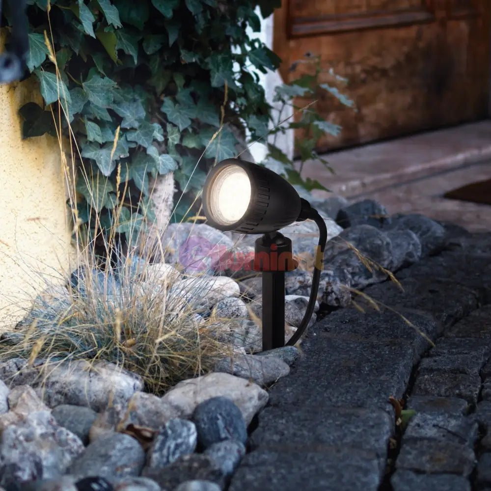 Proiector Ornamental De Gradina NEMA 1 Black 18CM STALP ORNAMENTAL GARDEN POLE