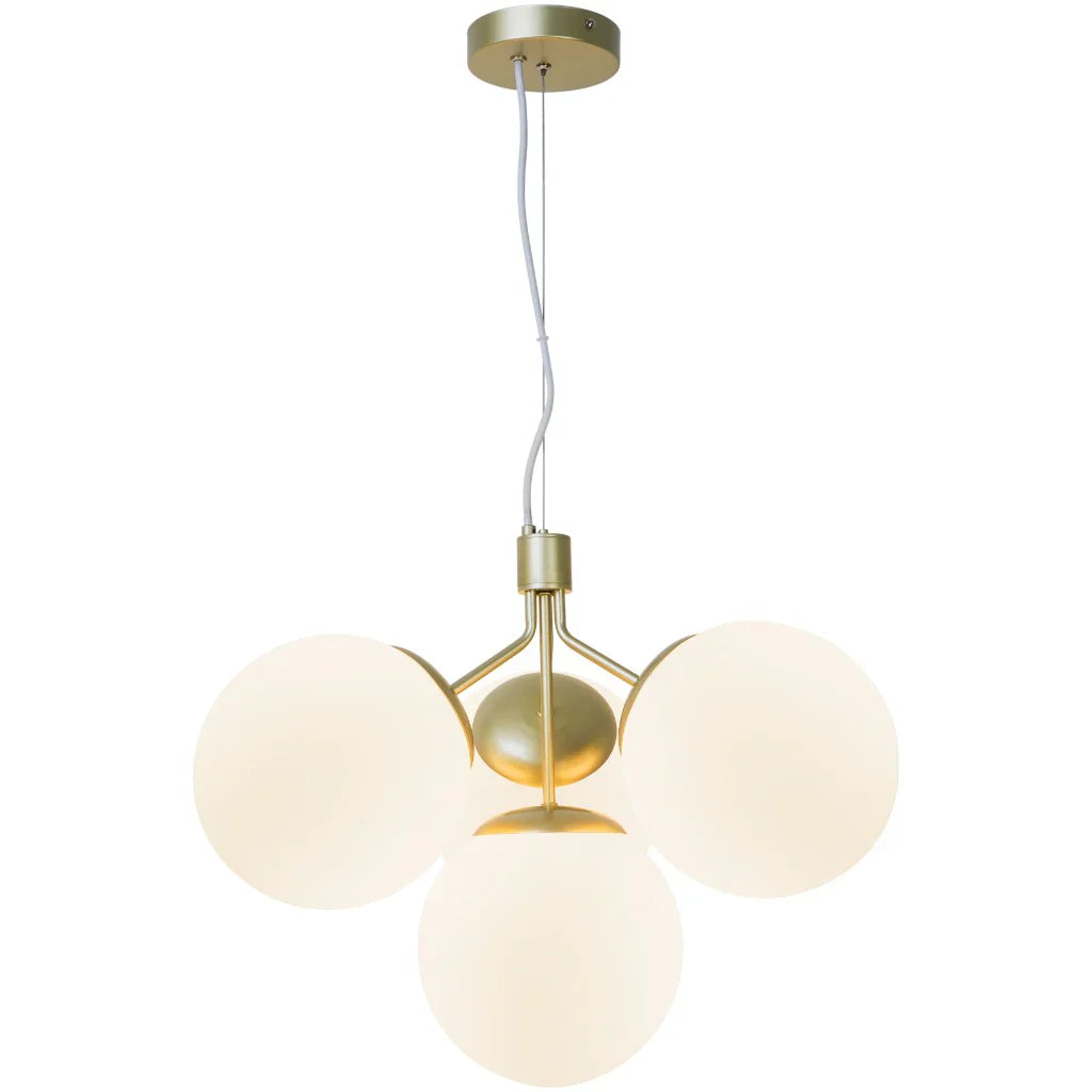 Pendul Nordic Abajur Mat 4xE27 Gold AURIE / NORDIC Lighting Fixtures
