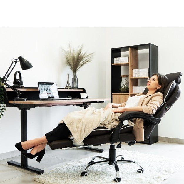 Scaun De Birou Reglabil Wf-807 Negru Chairs