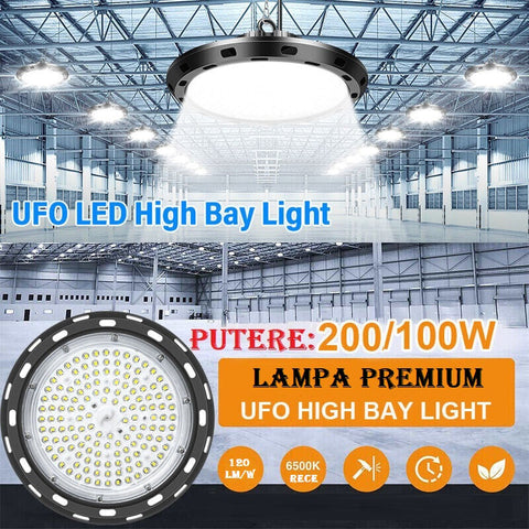 Lampa LED 200W Iluminat Industrial UFO 120 PREMIUM LM-W Resigilat R3