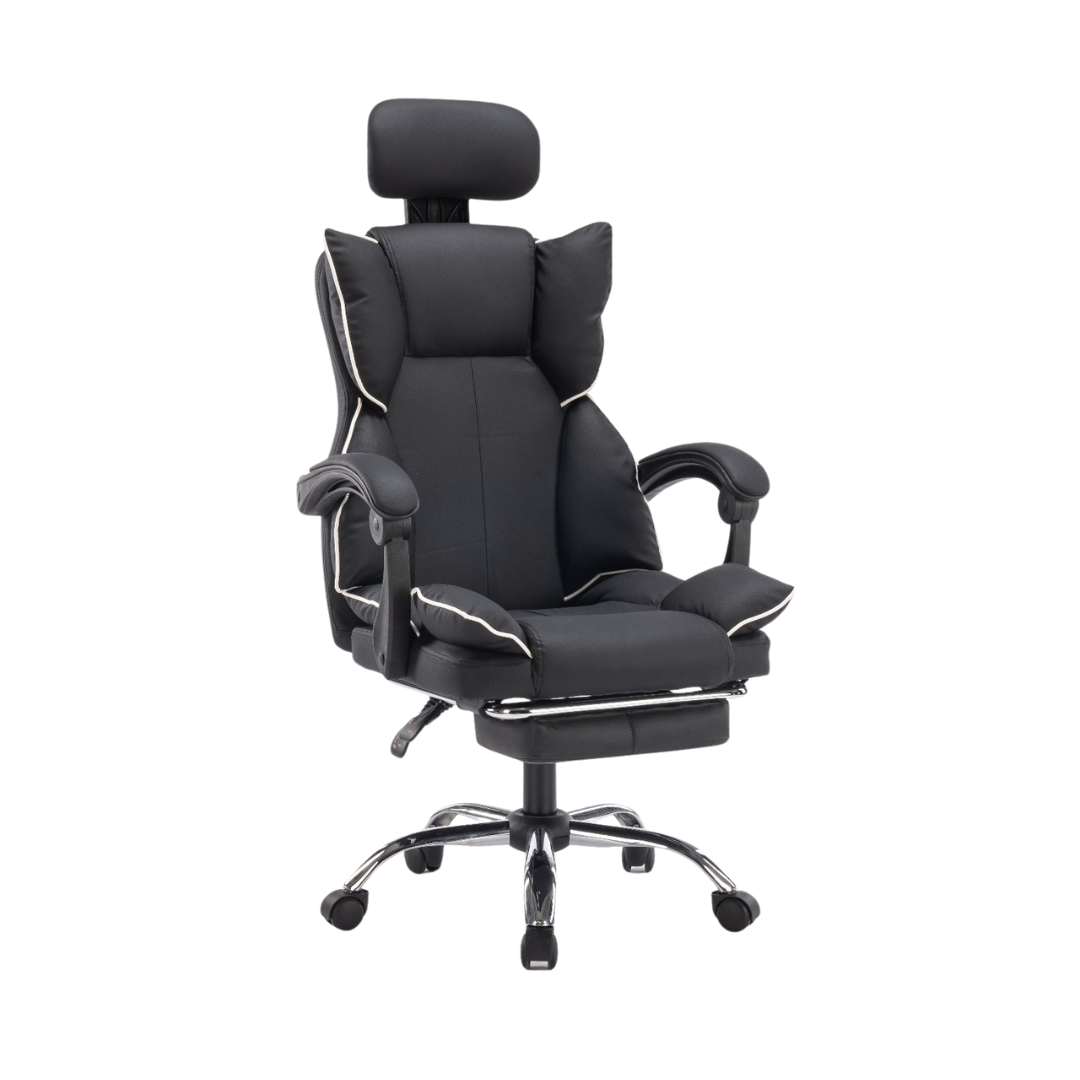 Scaun De Birou Reglabil Wf-807 Negru Chairs