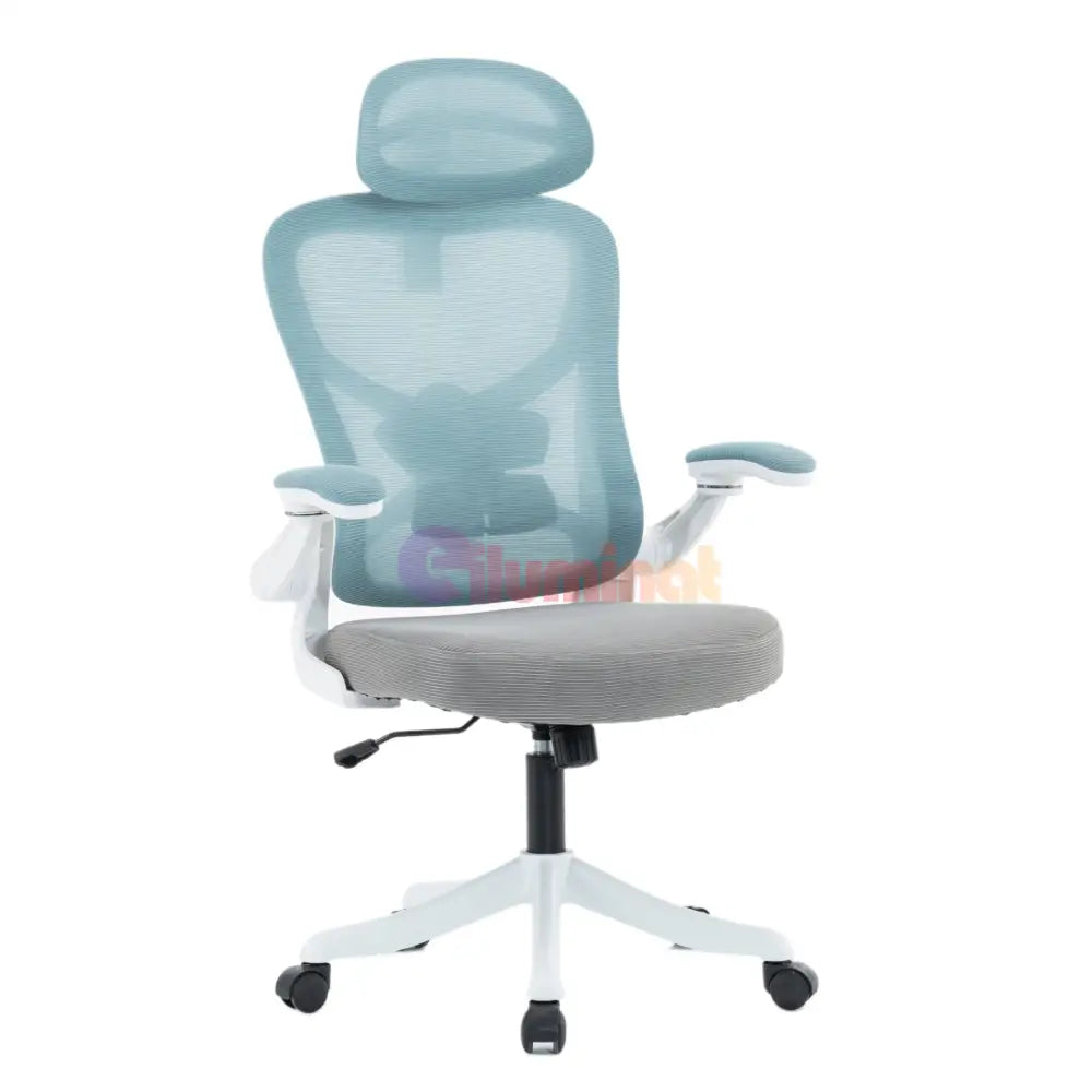 Scaun de Birou Albastru-Gri WF-005 Scaun de Birou Chairs