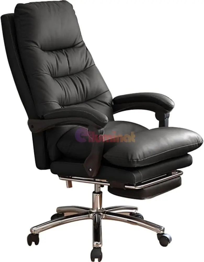 Scaun De Birou Premium Reglabil Wf-6055 Negru Chairs