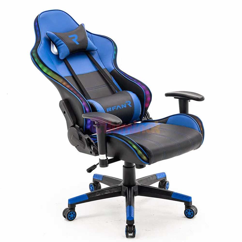 Scaun De Gaming Premium Immersion Chairs Blue Boc-778