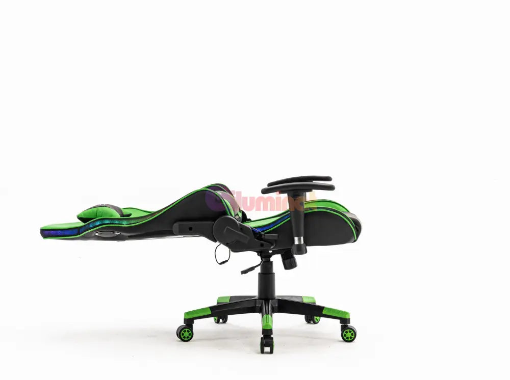 Scaun De Gaming Premium Immersion Chairs Green Boc-778