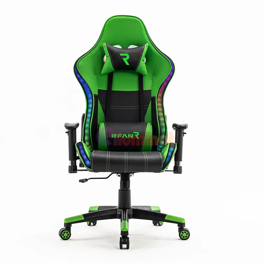 Scaun De Gaming Premium Immersion Chairs Green Boc-778