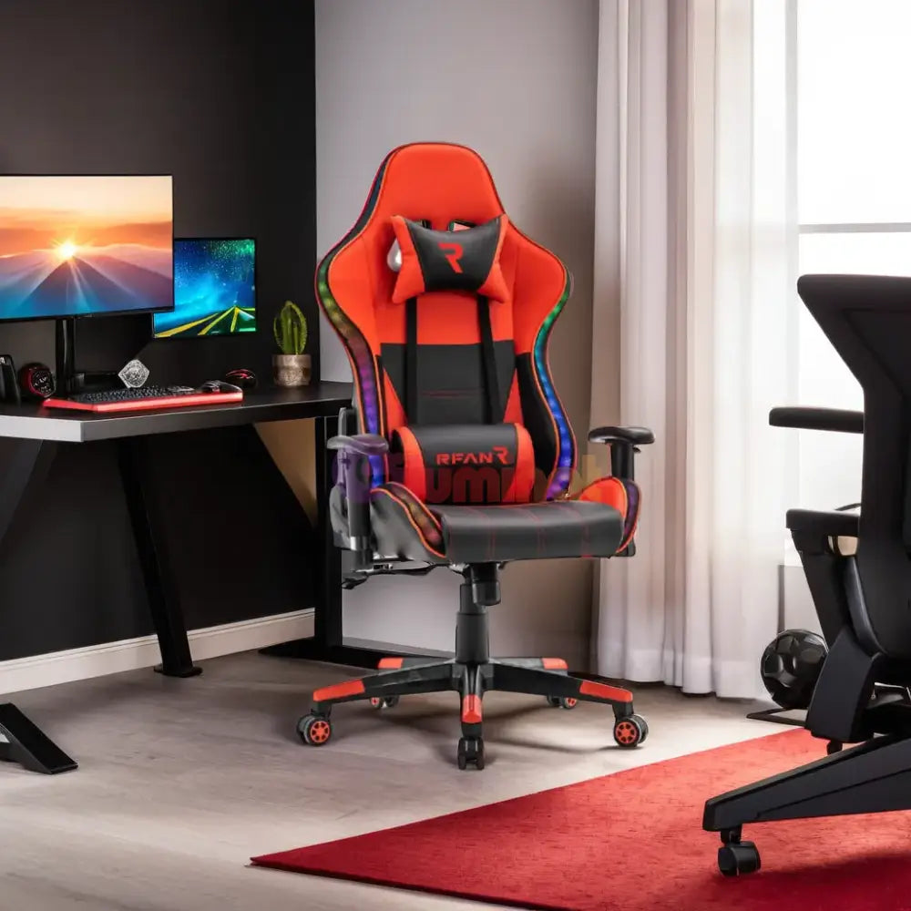 Scaun De Gaming Premium Immersion Chairs Red Boc-778