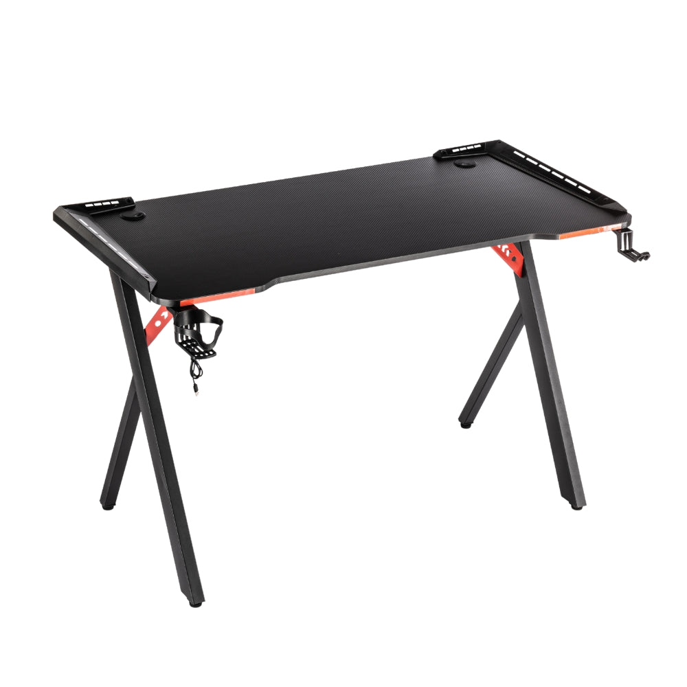 Birou De Gaming 504 Negru 120X60X73Cm Desks