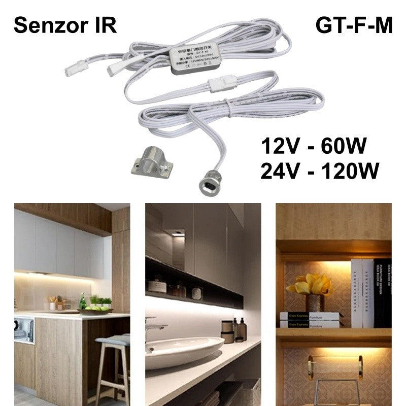Senzor De Miscare Ir Banda Led Pentru Mobila 12V-24V Lighting Accessories