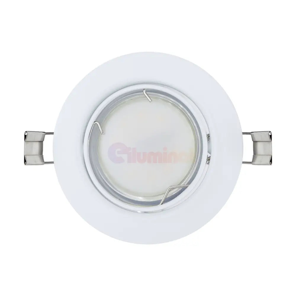 Set 3 Spoturi PENETO EGLO / Rotund / Alb / ⌀87mm / Incastrabil led spot light