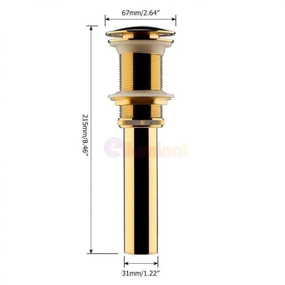 Sifon Lavoar Gold Fara Prea Plin Sink Faucet