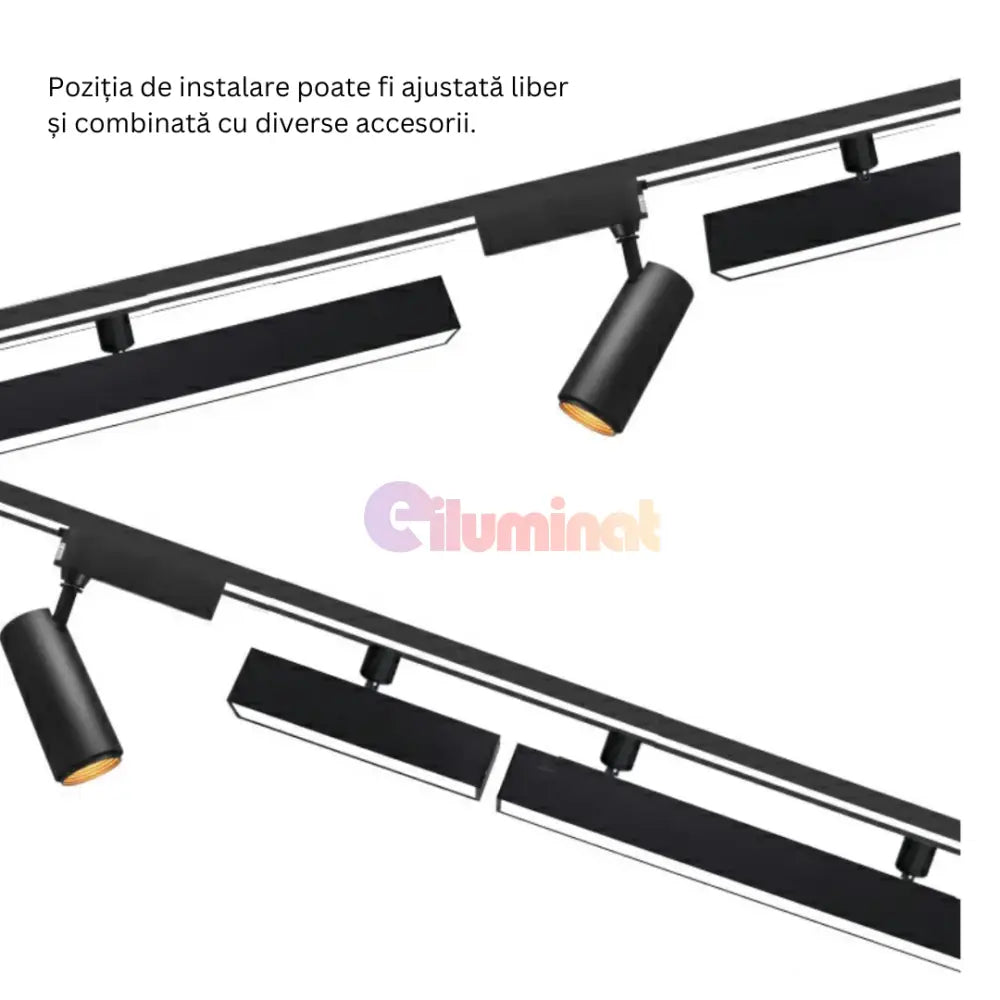 Spot LED Aplicat 48W NOIR GLOW Echivalent 400W 5075-1.2m SPOT LED APLICAT / NEAGRA led ceiling light