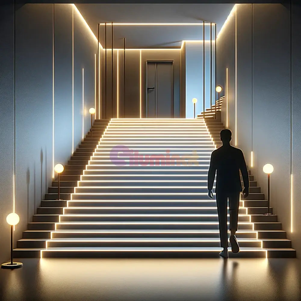 Sistem Iluminare Trepte Cu Banda Led Si Senzori - 17 Maxim Strips