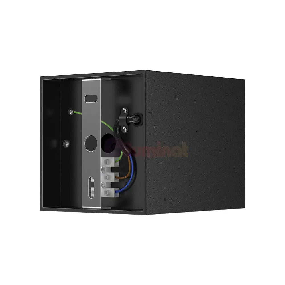 Spot Aplicat Dreptunghiular Negru Dulie GU10 12.5CM SPOT LED APLICAT / GU10 / NEAGRA led ceiling light