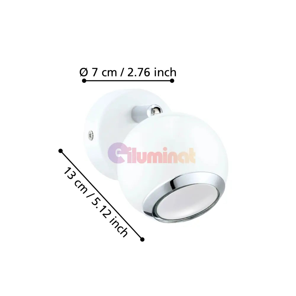 Spot Aplicat Mobil White & Chrome BIMEDA SPOT LED APLICAT / ALBA led ceiling light