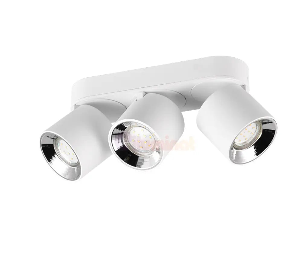 Spot LED Cilindric Aplicat Alb Dulie 3xGU10 L27.3 x H12CM led ceiling light