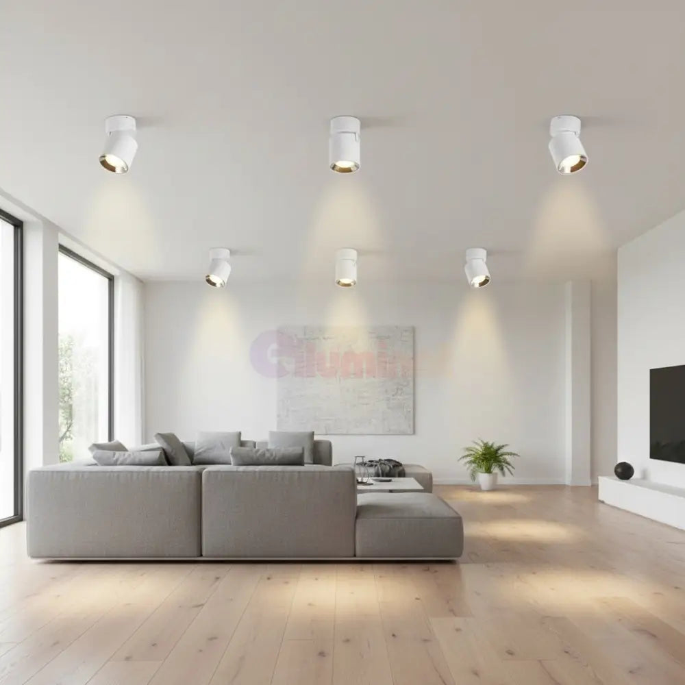 Spot LED Cilindric Aplicat Alb Dulie GU10 Ø8.7x12CM led ceiling light
