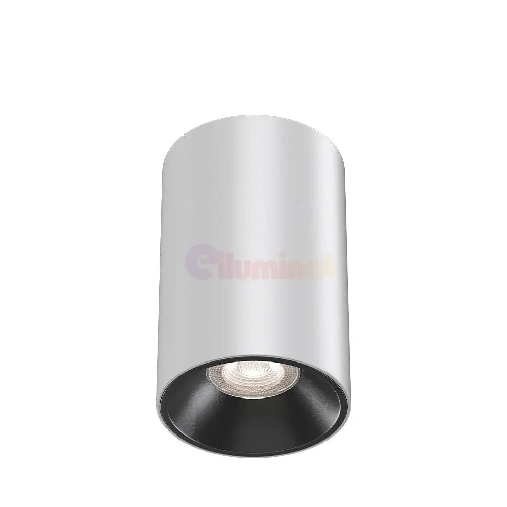 Spot Aplicat Rotund Alb & Negru Dulie GU10 Ø80x117mm led ceiling light