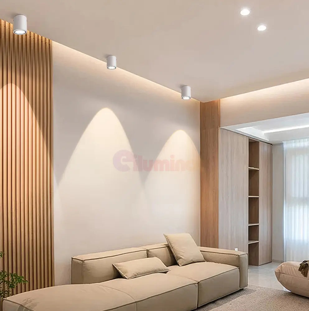 Spot Aplicat Cilindric Alb Dulie Gu10 10CM SPOT LED APLICAT / GU10 / ALBA led ceiling light