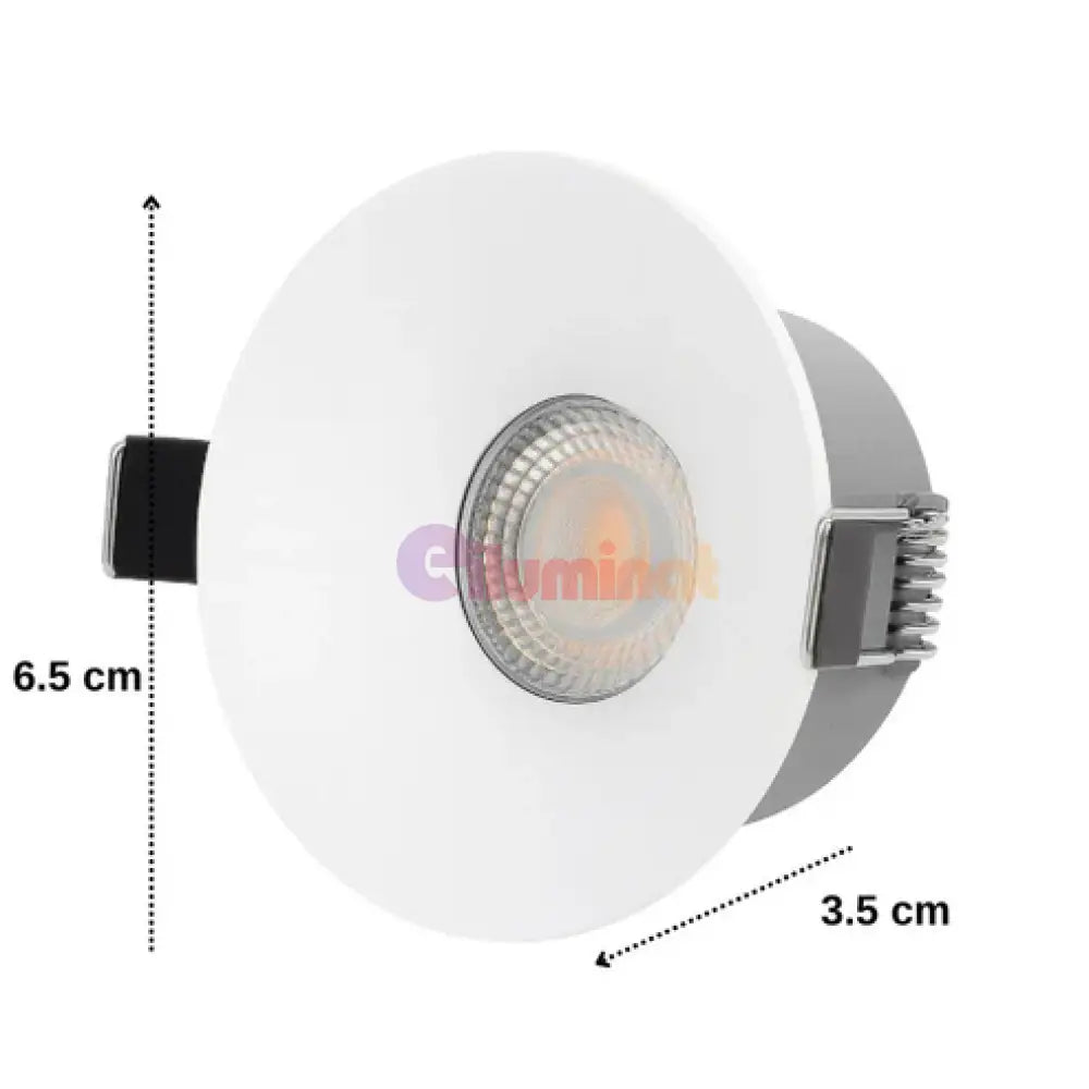 Spot COB LED 7W Rotund Alb / ⌀65mm / Incastrabil / Lumina Neutra SPOT LED INCASTRABIL / 7W / ALB NATURAL led spot light