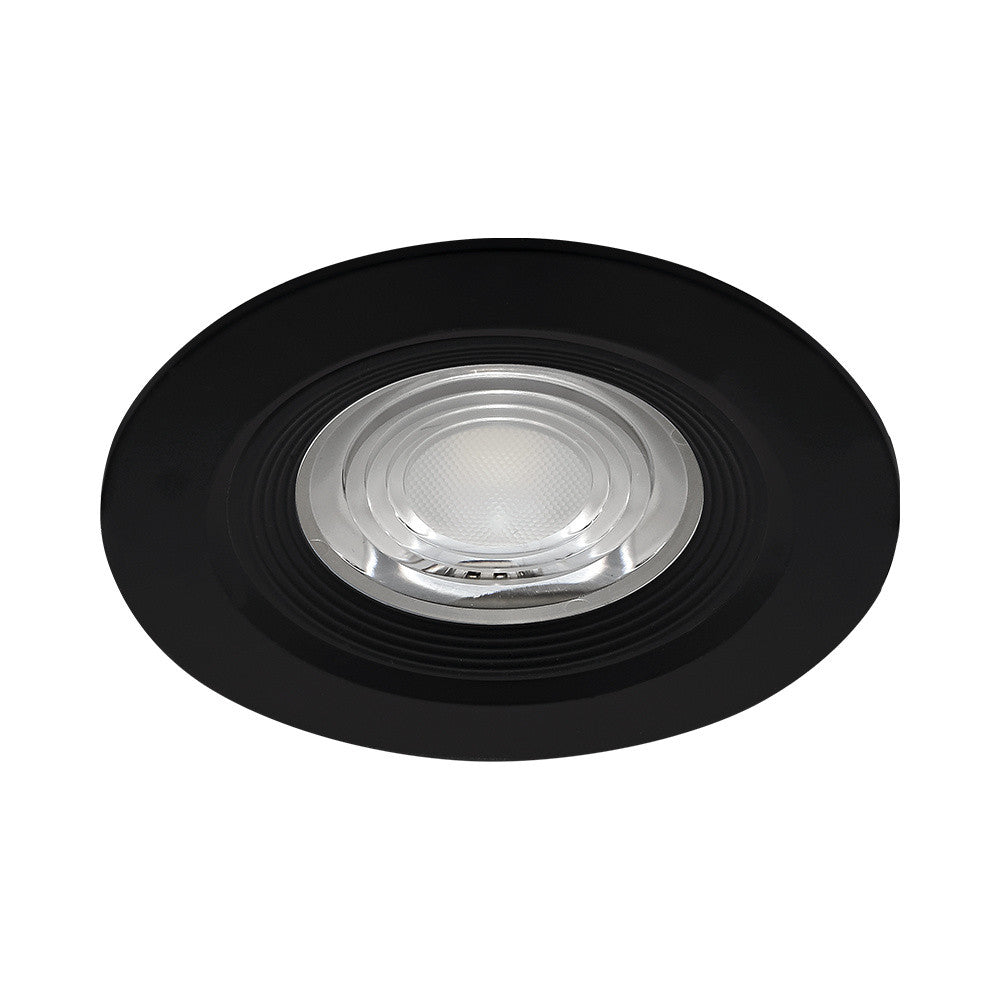 Spot Led 7W Incastrabil Cct Cu 3 Lumini Rotund Negru Pentru Exterior Ip54 Led Spot Light